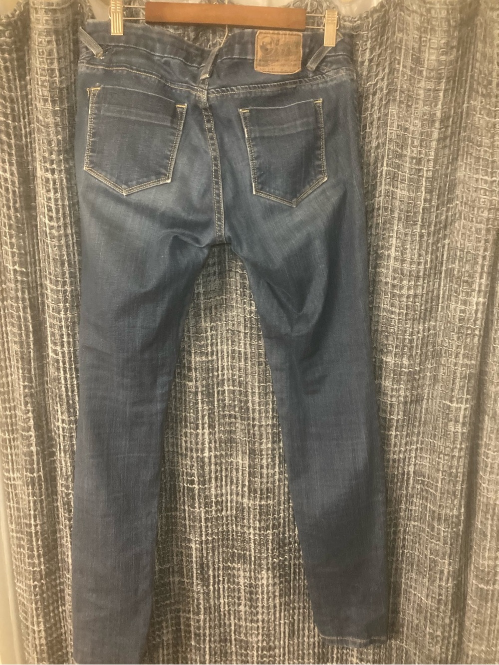Women's Classic Dark Blue Slim Jeans by Vigoss Studio - Picture 8 of 11